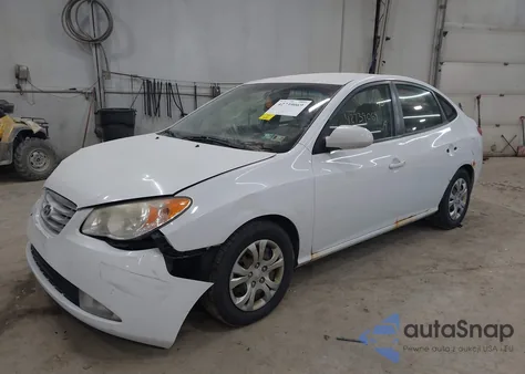 2010 Hyundai Elantra Blue/Gls/Se z USA, uszkodzony, nr VIN KMHDU4AD2AU187858